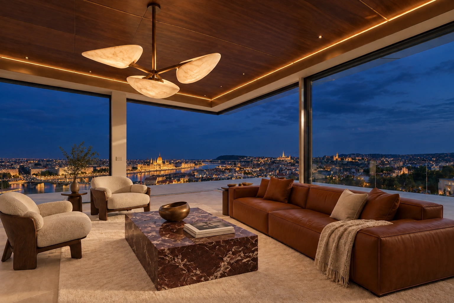 Az apartman panorámája